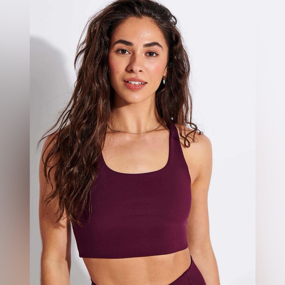 Girlfriend Collective Paloma Plum Sports Tank